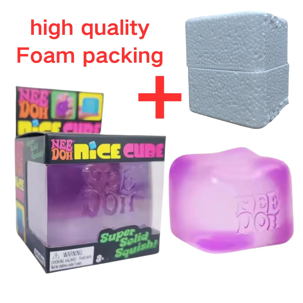 Nee DOH Nice Cube Sensory Fidget Toy Stress Relief Anxiety Relief Premium in Stock for Adults Kids