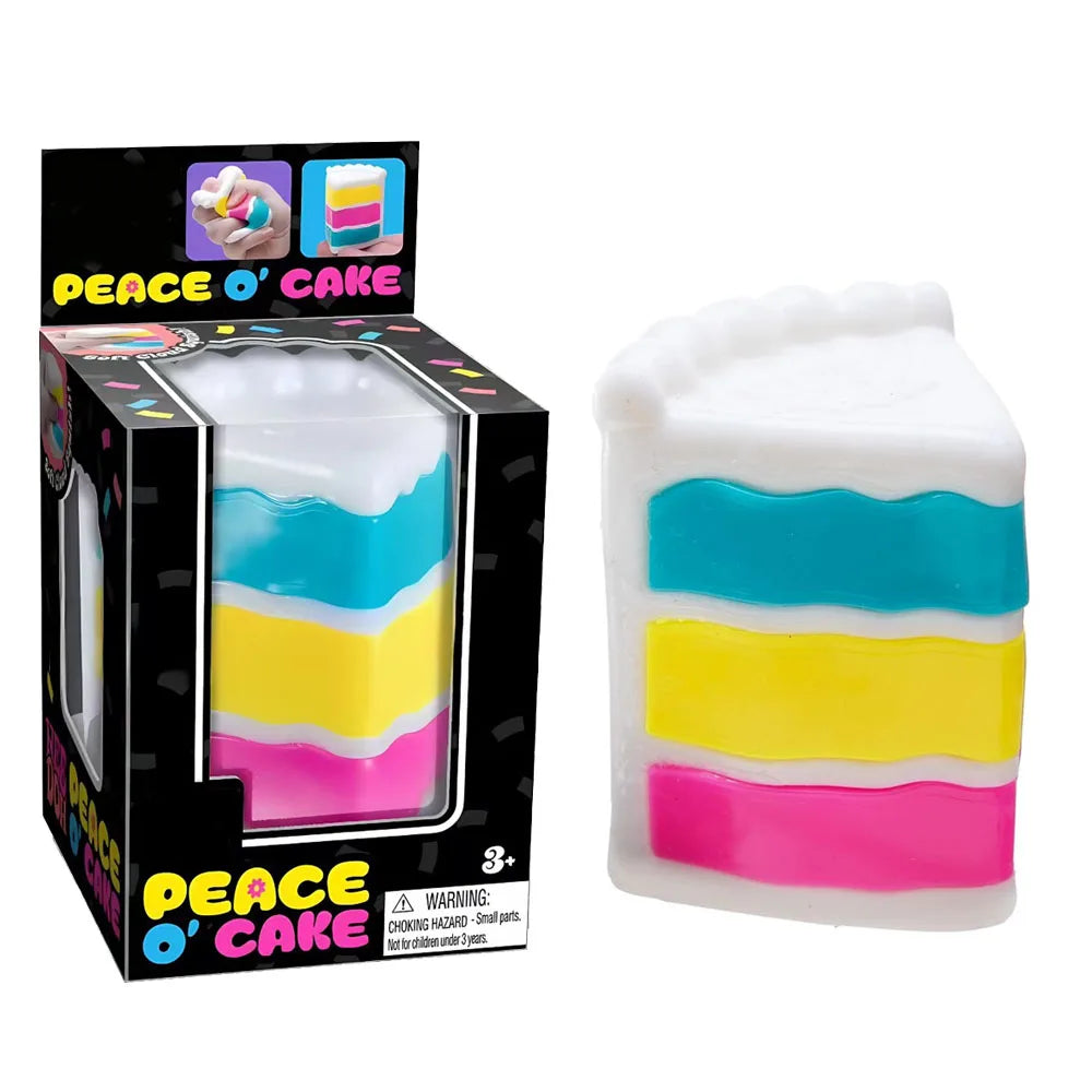Nee-doh Nice Cream Cone Colorful Ice Cream Shaped Sensory Stress Reliever Fidget Tool for Anxiety & Focus for Adults & Kids