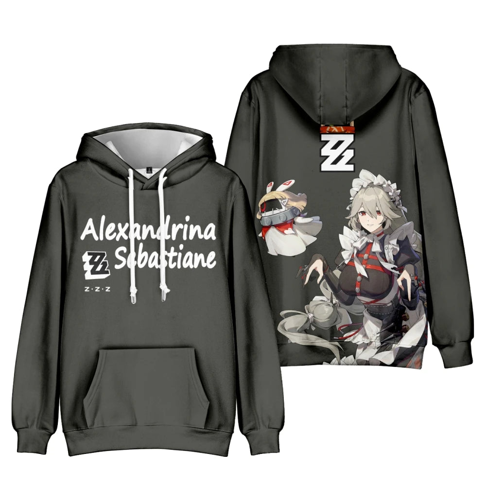 Hoodies Sweatshirt Von Lycaon Cosplay Costume 3D Printed Hoodies for Women Men Halloween Sweatshirts Top