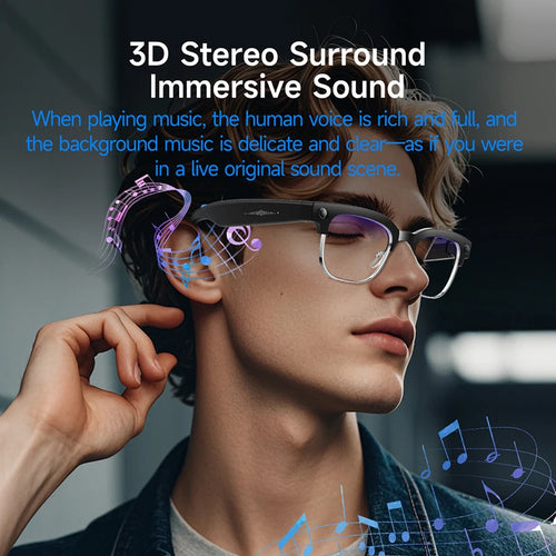 AI Smart Glasses AI Smart Translation AI Smart Question and Answer Interaction 800W HD Camera 290mAh Battery AI Smart Glasses