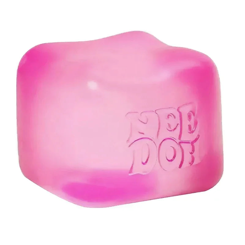 Nee doh Nice Cube, Juguetes Sensoriales Antiestrés, Cubo para Aliviar la Ansiedad