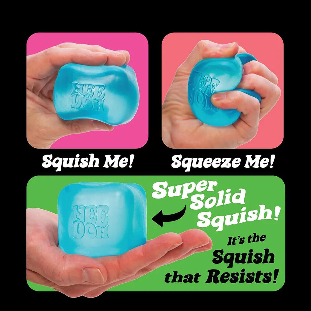Nee  doh Nice Cube Sensory Fidget Cube Stress Relief Anxiety Sensory Tool for Focus ADHD & Calming Office Desk Gadget
