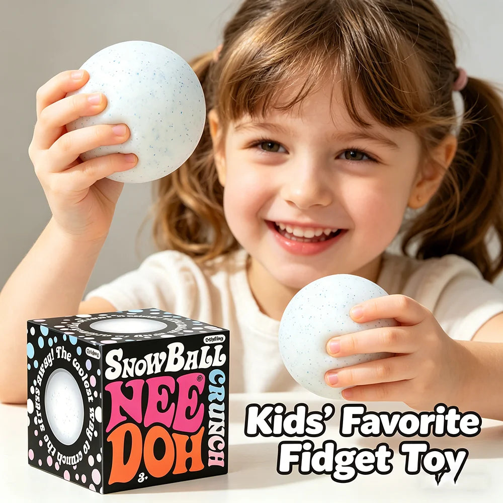 Nee-doh Nice Cream Cone Colorful Ice Cream Shaped Sensory Stress Reliever Fidget Tool for Anxiety & Focus for Adults & Kids