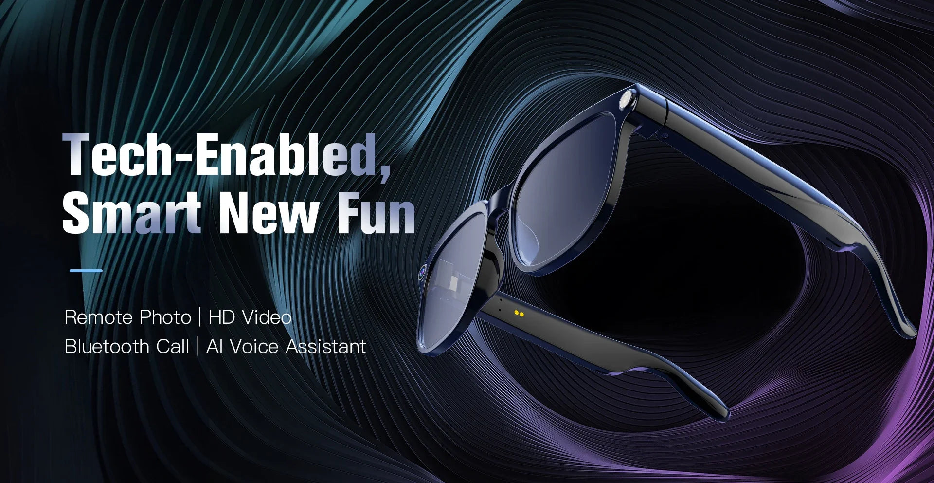 AI Smart Glasses 2026 New Men 800W Camera Color-Changing Translation Glasses Waterproof Call Photo Video Recording Sunglasses