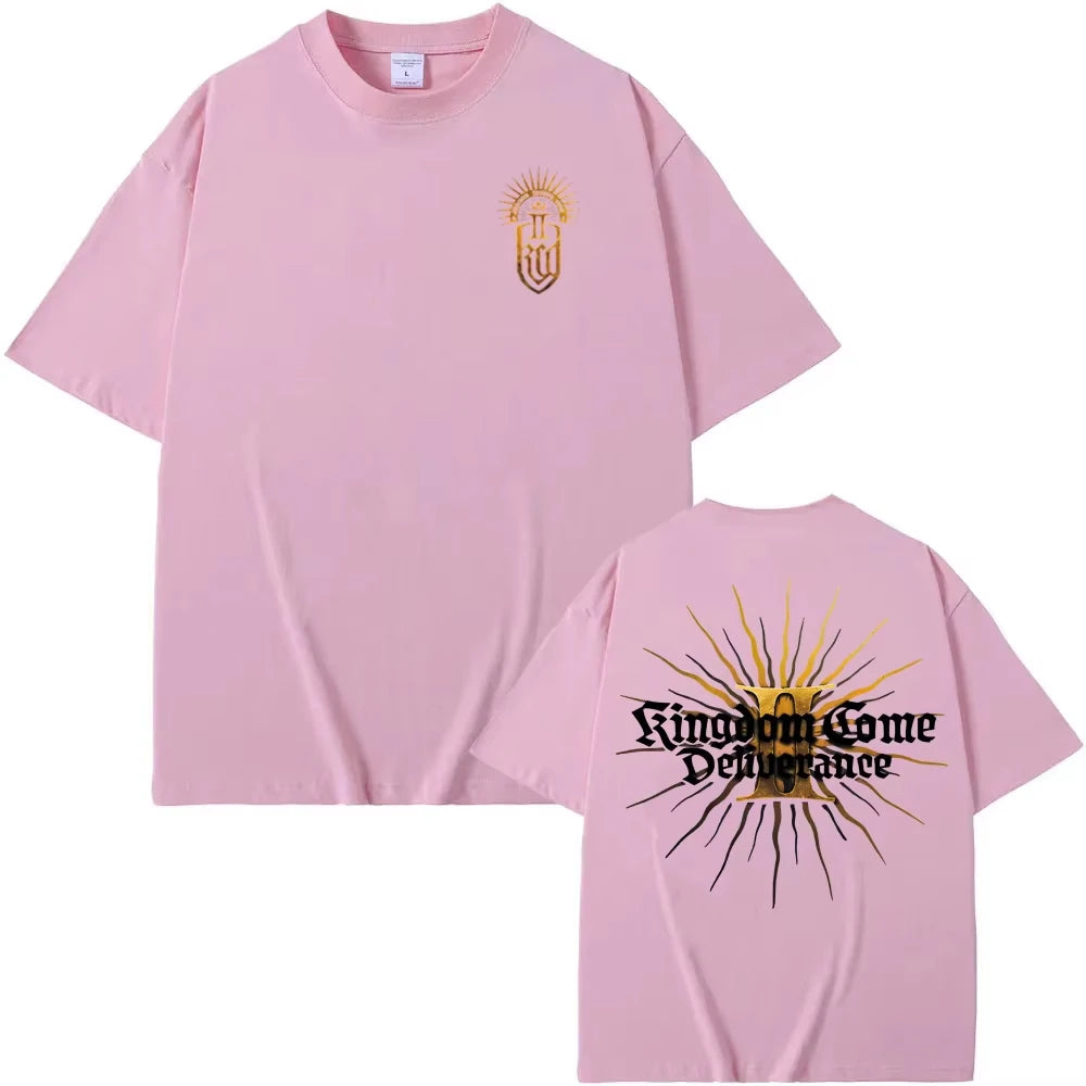 Hoodie Kingdom Come Deliverance II – Logo T-shirt 2026 New Game Graphic Printing TEE Cotton Comfortable High Quality Tees