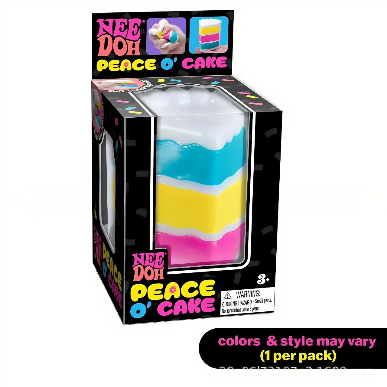 Nee-doh Nice Cream Cone Colorful Ice Cream Shaped Sensory Stress Reliever Fidget Tool for Anxiety & Focus for Adults & Kids