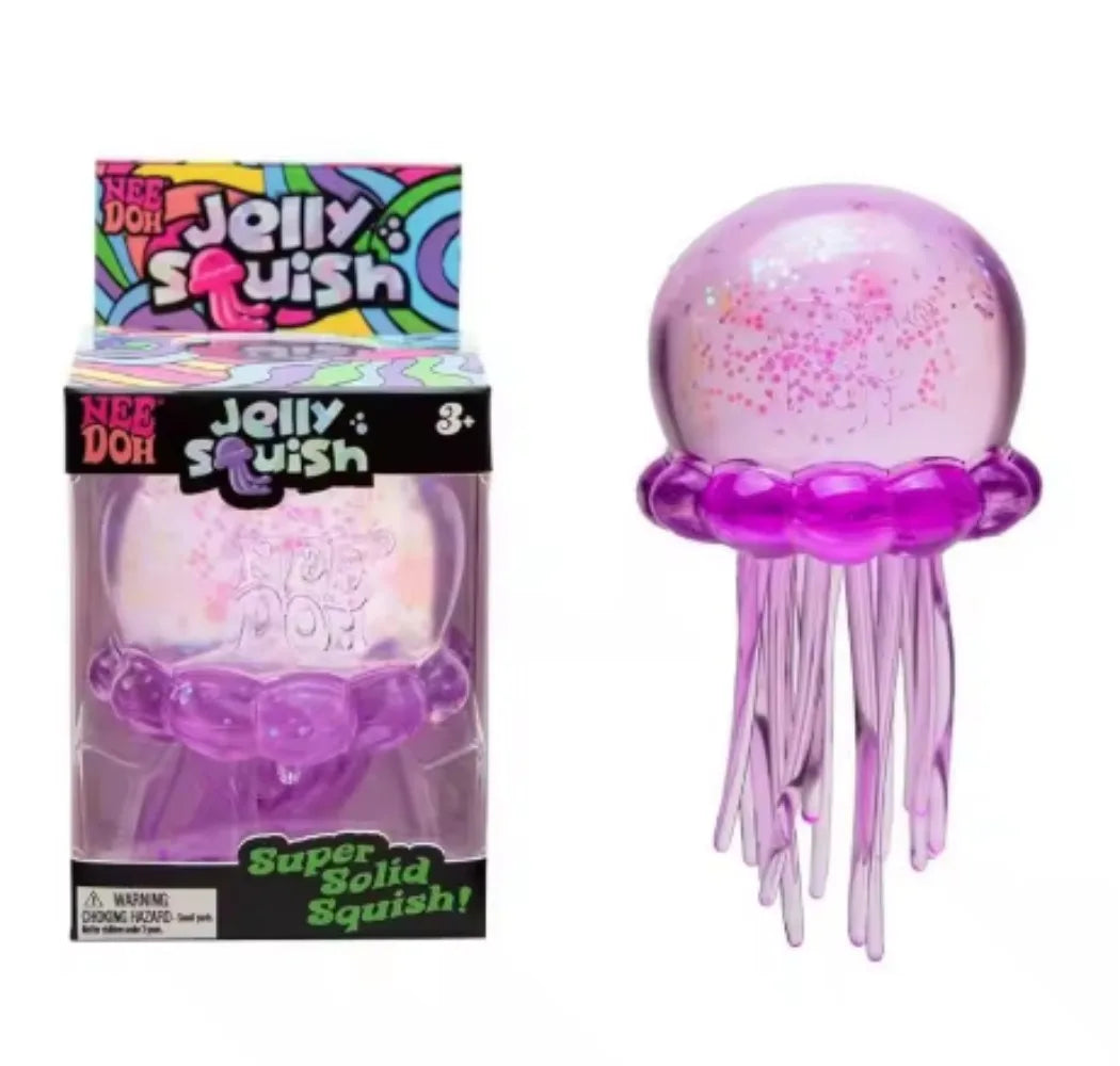 Nee Doh Jelly Octopus Sensory Toy, Water Resistant, Perfect for Boys and Girls