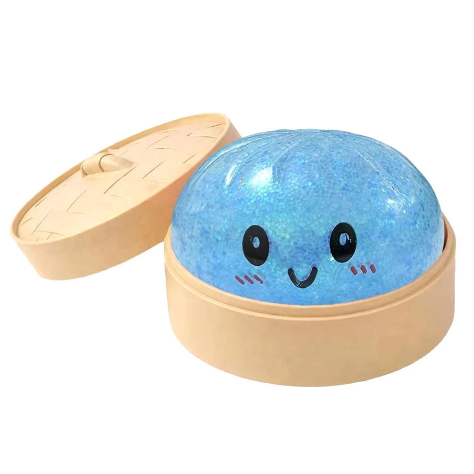 Simulated Soft Dumpling Squishy Stress Ball Funny Squeezing Decompression Ball Squeeze Fidget Gift Creative Birthday Gifts Favor