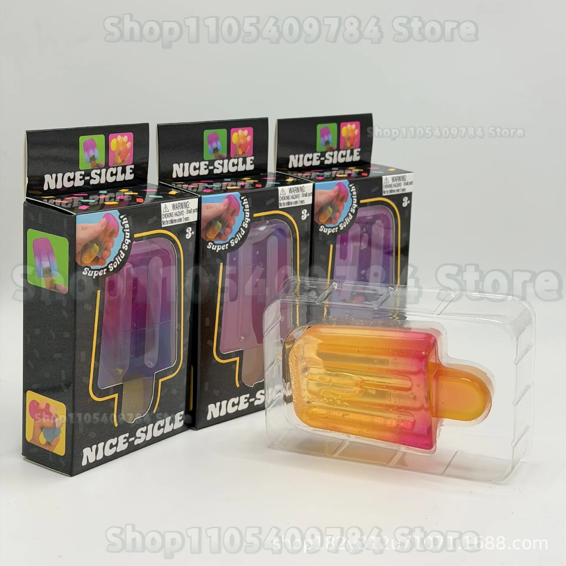Nee-doh Nice Cream Cone Colorful Ice Cream Shaped Sensory Stress Reliever Fidget Tool for Anxiety & Focus for Adults & Kids