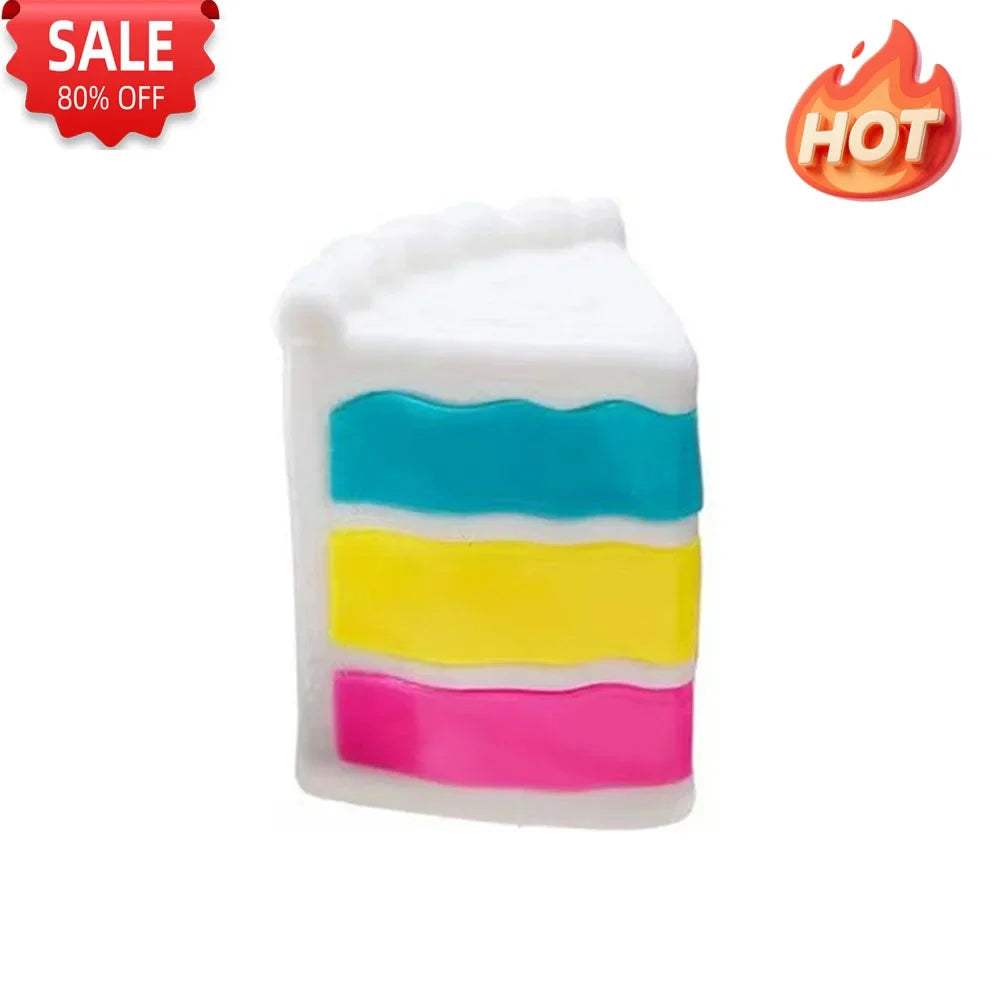 Nee-doh Nice Cream Cone Colorful Ice Cream Shaped Sensory Stress Reliever Fidget Tool for Anxiety & Focus for Adults & Kids
