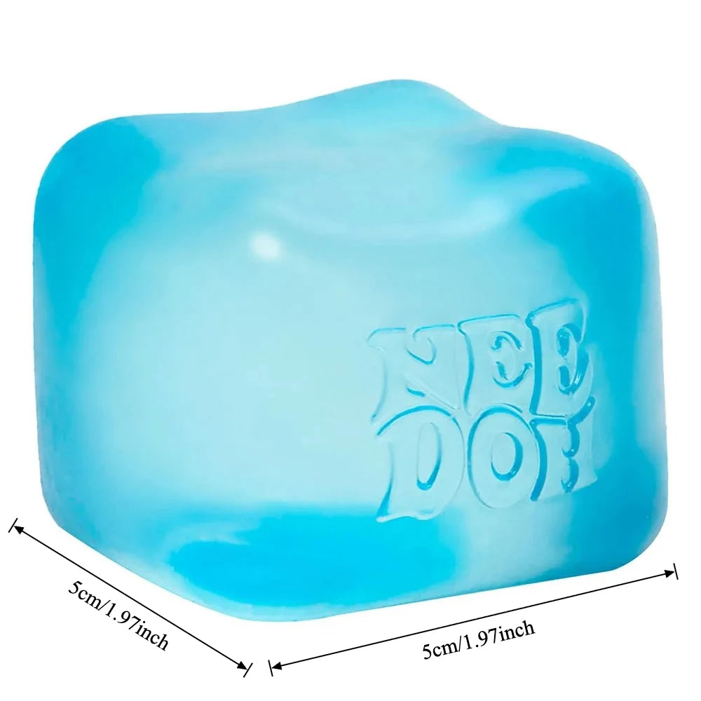 Nee  doh Nice Cube Sensory Fidget Cube Stress Relief Anxiety Sensory Tool for Focus ADHD & Calming Office Desk Gadget