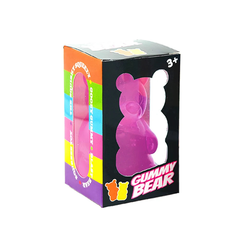 Nee doh Nice Cube,Cute Bear Maltose,Stress Resistant Toy That Relieve Anxiety,Relax And Grip Desktop Decorative With Box Gifts