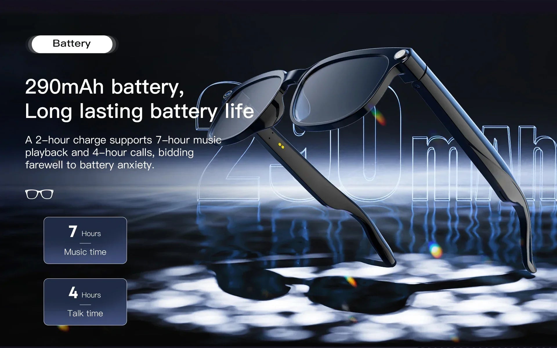 AI Smart Glasses 2026 New Men 800W Camera Color-Changing Translation Glasses Waterproof Call Photo Video Recording Sunglasses