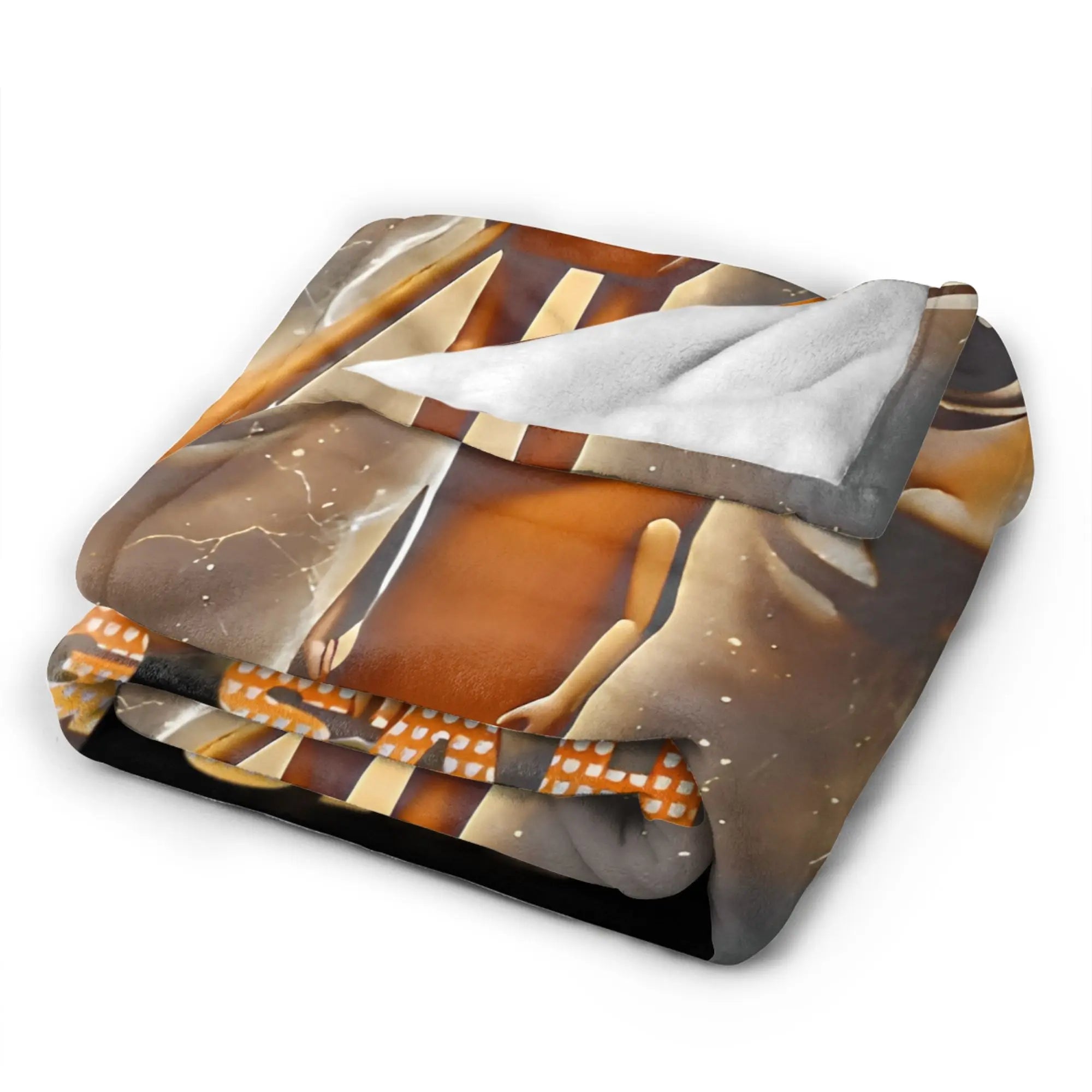 Tung Tung Tung Sahur Blankets Funny Italian Brainrot Meme Flannel Novelty Breathable Throw Blankets for Home Restaurant