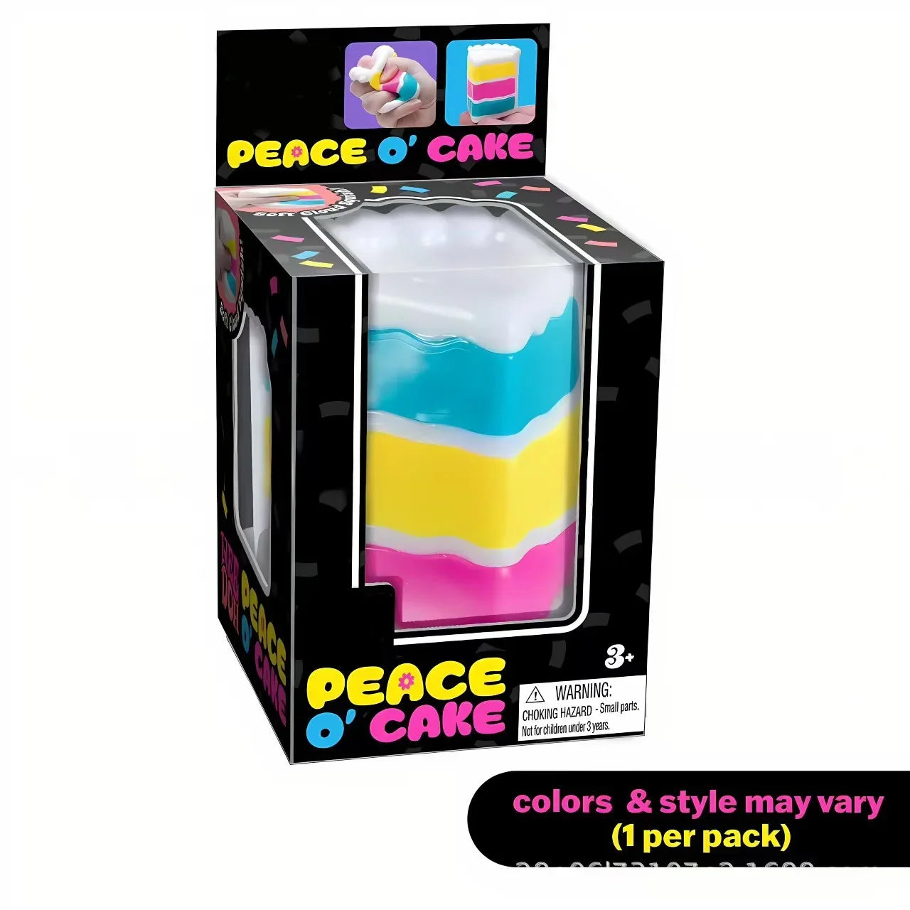 Nee-doh Nice Cream Cone Colorful Ice Cream Shaped Sensory Stress Reliever Fidget Tool for Anxiety & Focus for Adults & Kids