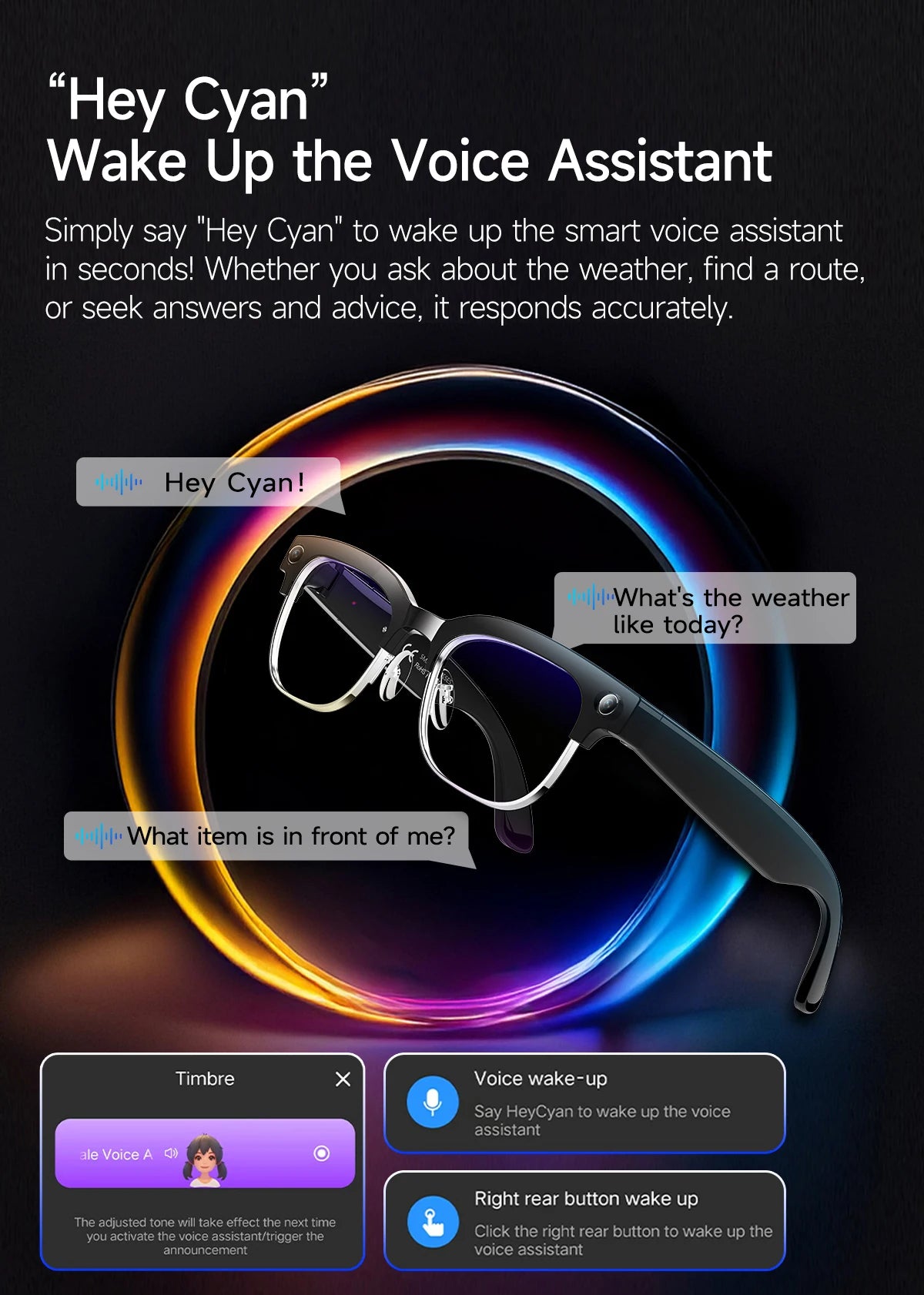 AI Smart Glasses AI Smart Translation AI Smart Question and Answer Interaction 800W HD Camera 290mAh Battery AI Smart Glasses