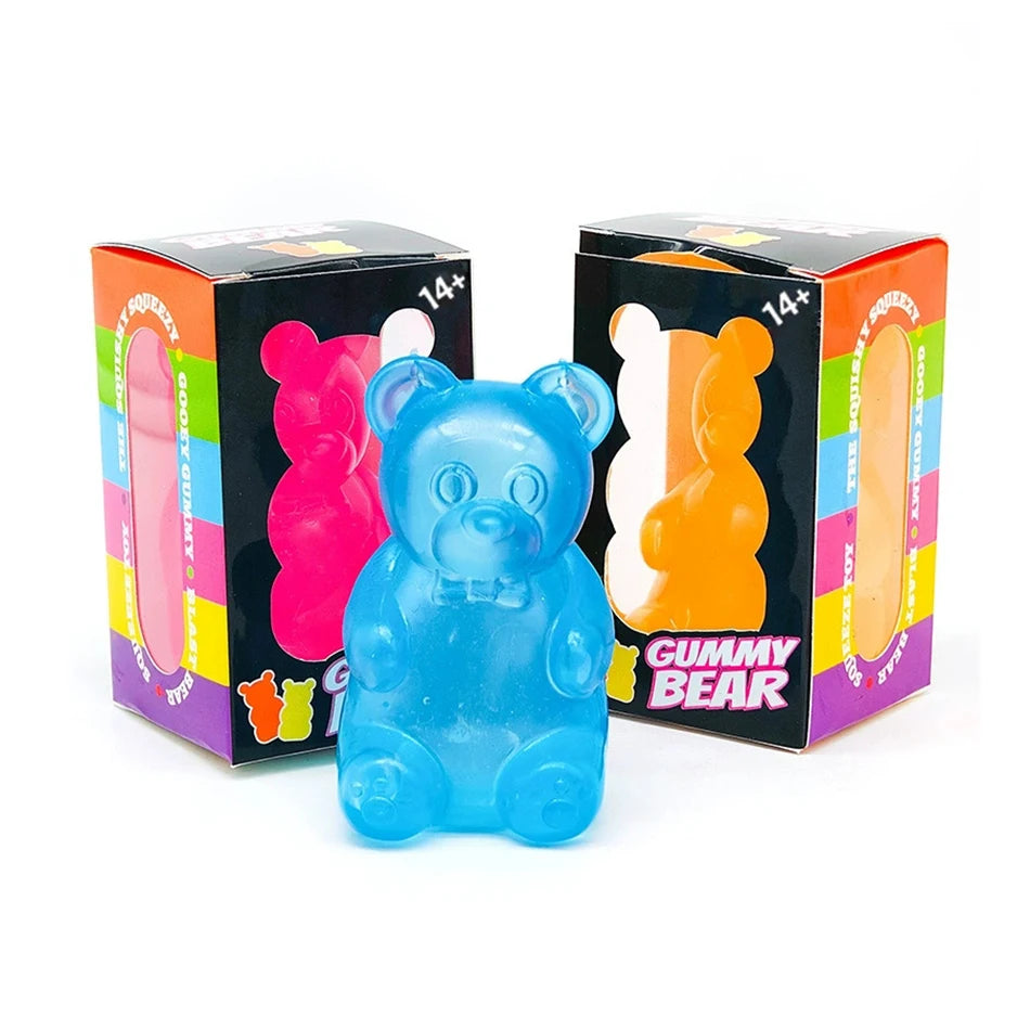 Nee doh Nice Cube,Cute Bear Maltose,Stress Resistant Toy That Relieve Anxiety,Relax And Grip Desktop Decorative With Box Gifts