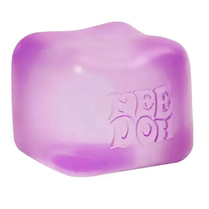 Nee doh Nice Cube, Juguetes Sensoriales Antiestrés, Cubo para Aliviar la Ansiedad