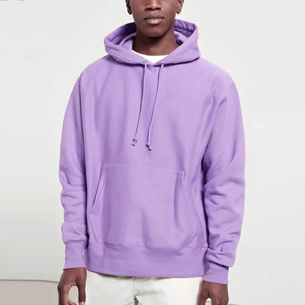 Hoodies 2024 New Men Harajuku Hooded Sweatshirts Casual All-match Pullover Streetwear Sweater Fashion Clothing Sweatshirt Hoodie