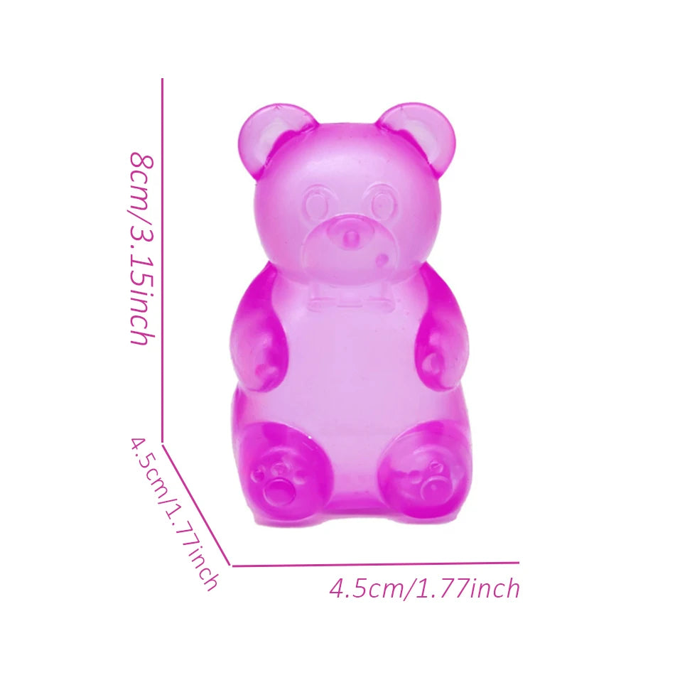 Nee doh Nice Cube,Cute Bear Maltose,Stress Resistant Toy That Relieve Anxiety,Relax And Grip Desktop Decorative With Box Gifts
