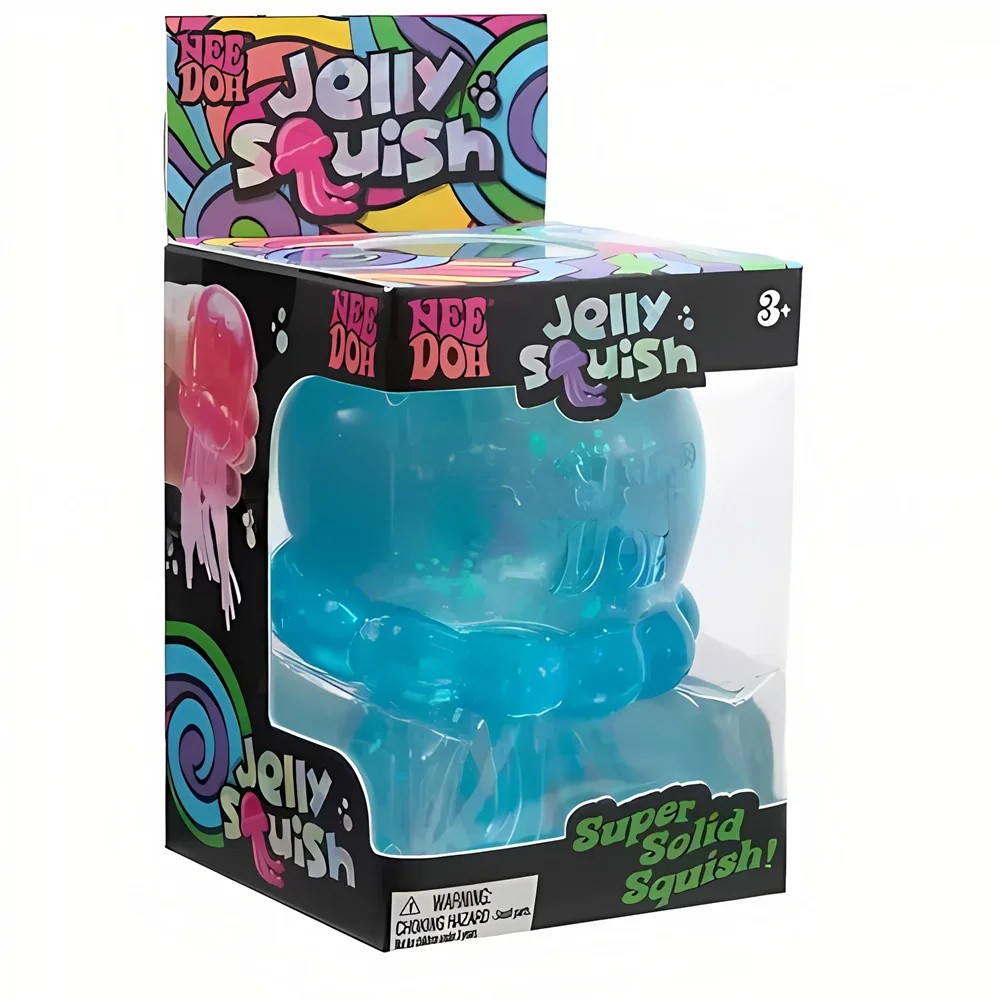 Nee-doh Nice Cream Cone Colorful Ice Cream Shaped Sensory Stress Reliever Fidget Tool for Anxiety & Focus for Adults & Kids