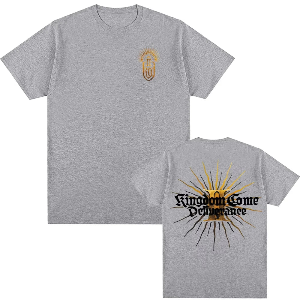 Hoodie Kingdom Come Deliverance II – Logo T-shirt 2026 New Game Graphic Printing TEE Cotton Comfortable High Quality Tees