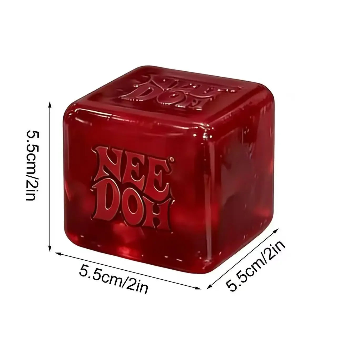 Nee Doh Nice Cube Sensory Soft Soothing Stress Toy Soft Squeeze Fidget Office Anxiety Relieving Toy