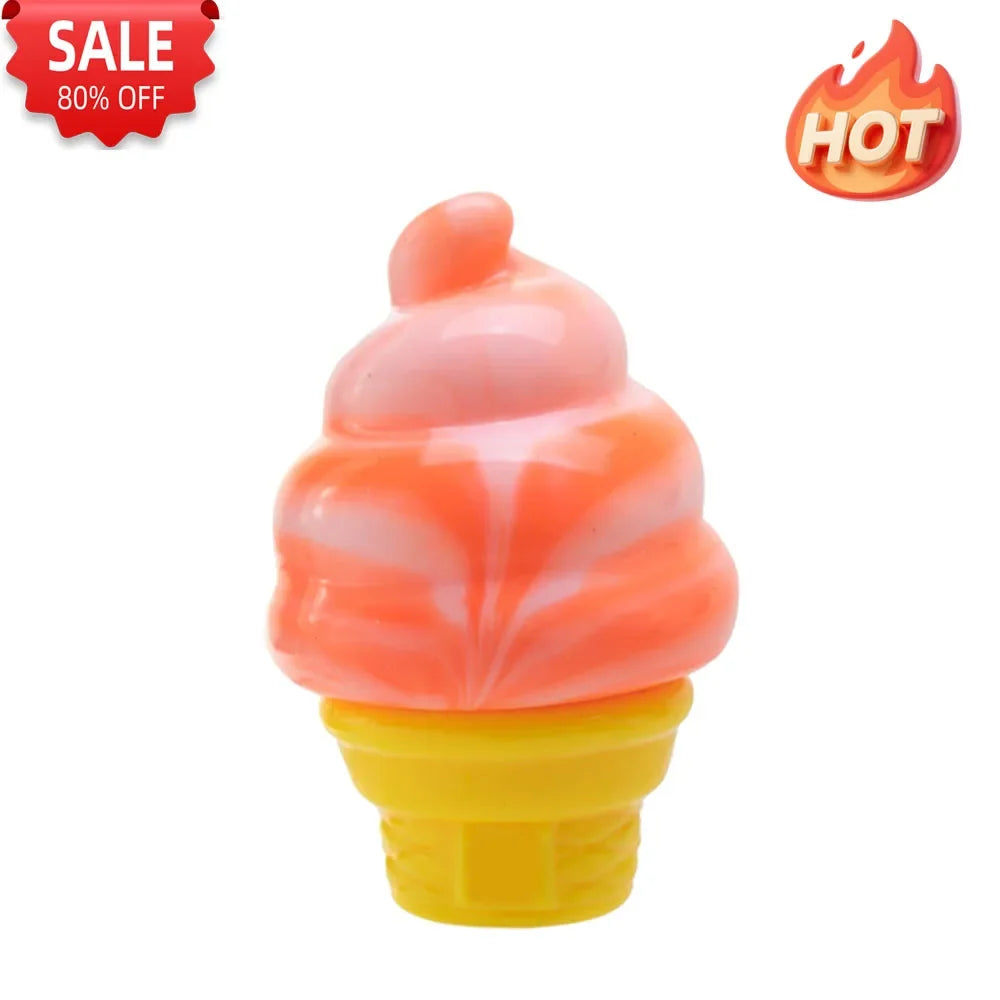 Nee-doh Nice Cream Cone Colorful Ice Cream Shaped Sensory Stress Reliever Fidget Tool for Anxiety & Focus for Adults & Kids