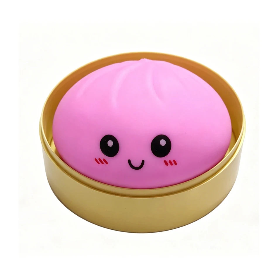 High-quality Colorful Dumpling Squishes Stress Balls Fidget Sensory Toys Antistress Reusable Rebound Squeeze Reliever Toy