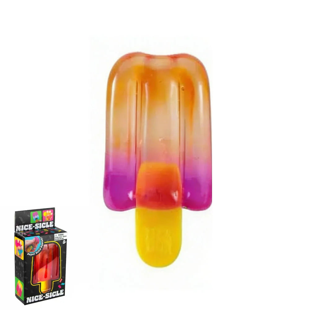 Nee doh Nice Cream Cone Colorful Ice Cream Shaped Sensory Stress Reliever Fidget Tool for Anxiety & Focus for Adults & Kids