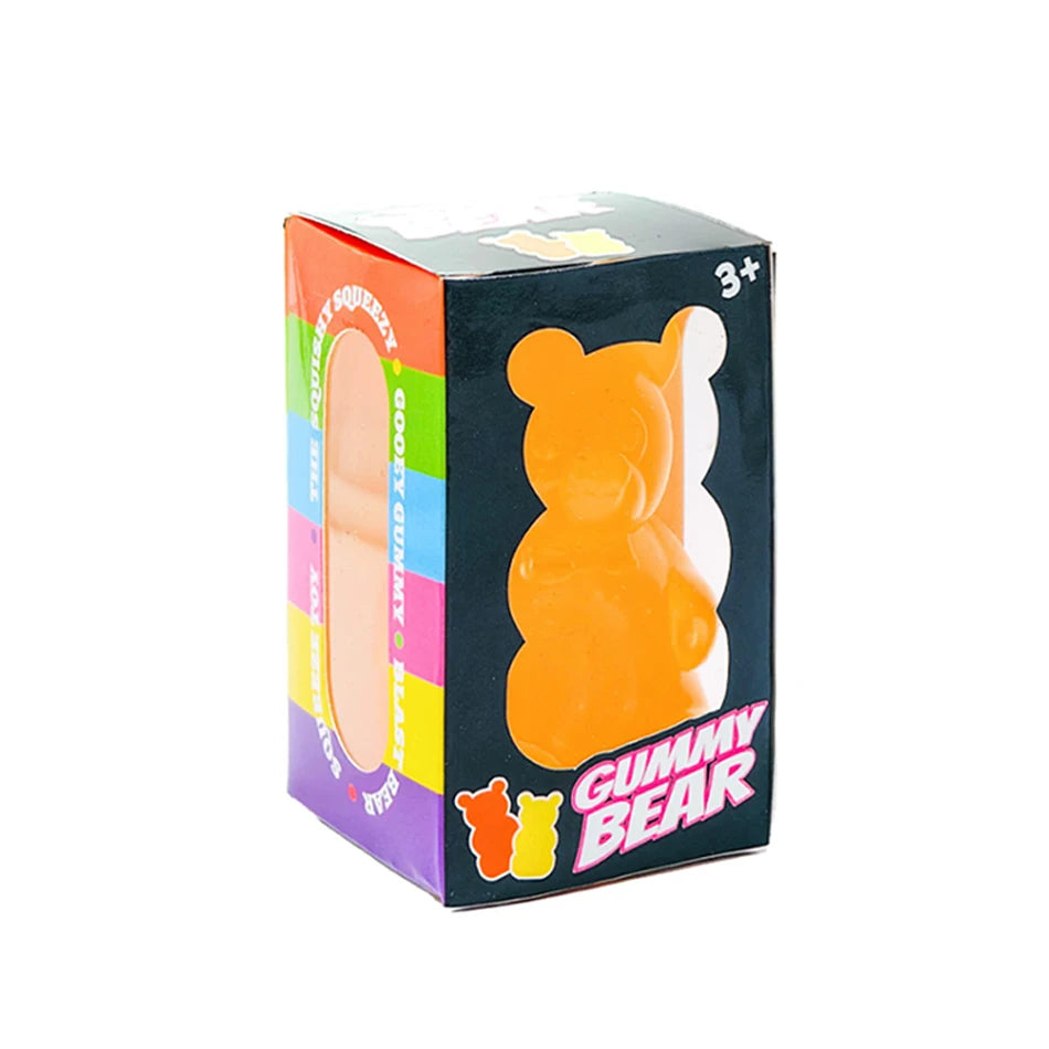 Nee doh Nice Cube,Cute Bear Maltose,Stress Resistant Toy That Relieve Anxiety,Relax And Grip Desktop Decorative With Box Gifts