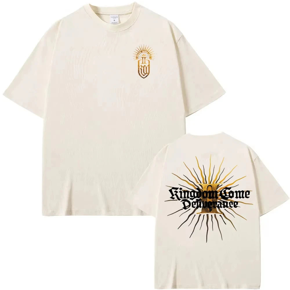 Hoodie Kingdom Come Deliverance II – Logo T-shirt 2026 New Game Graphic Printing TEE Cotton Comfortable High Quality Tees