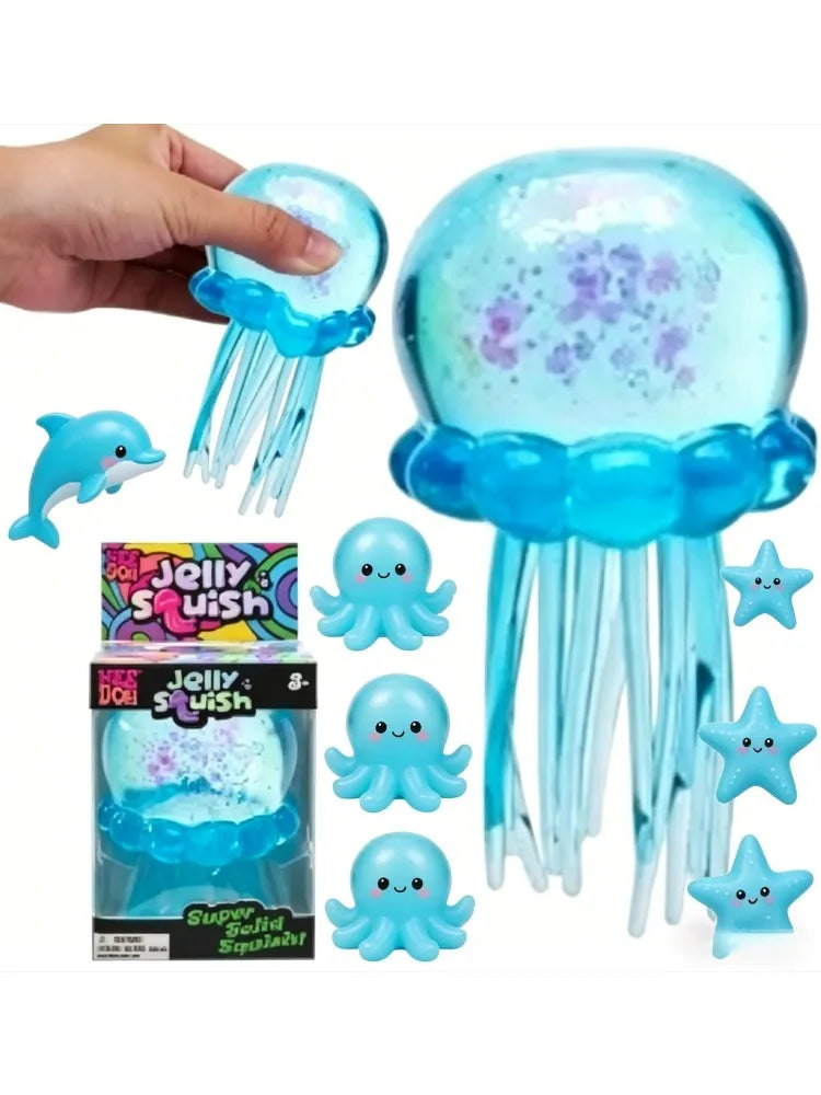 Nee Doh Jellyfish Jelly Squish Stress Toy Fidget Squeeze NeeDoh Trending Special