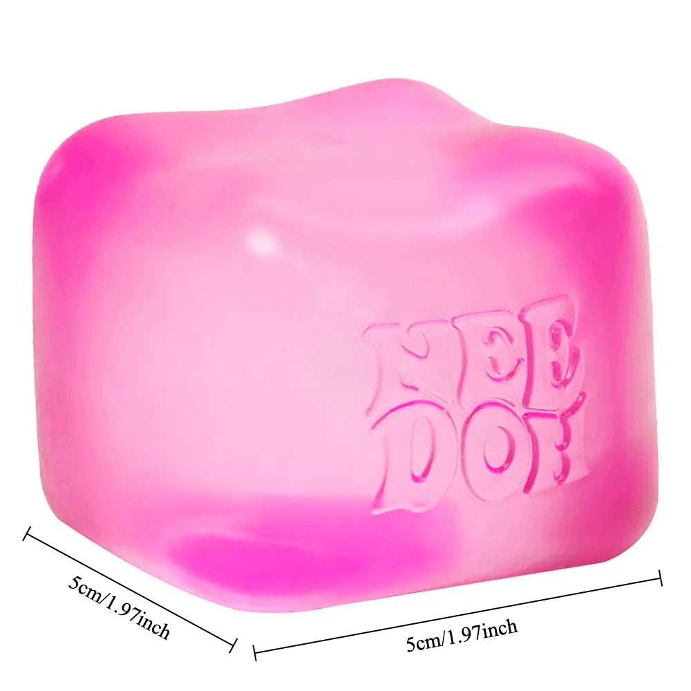 Nee  doh Nice Cube Sensory Fidget Cube Stress Relief Anxiety Sensory Tool for Focus ADHD & Calming Office Desk Gadget