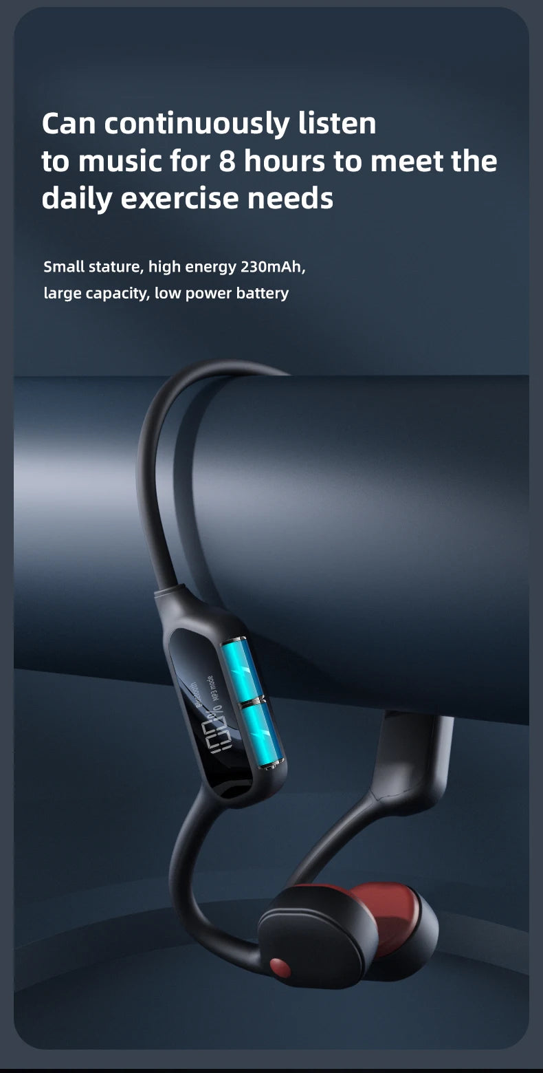 X7/X10 IPX8 Waterproof Swimming Bone Conduction Bluetooth 5.3 Headphone 32GB MP3 Player HIFI Bass Music Sports Wireless Earphone