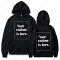 2024 New Custom Hoodie Diy Text Couple Friends Family Design Image Print Clothing Sports Autumn Leisure Harajuku Hoodies