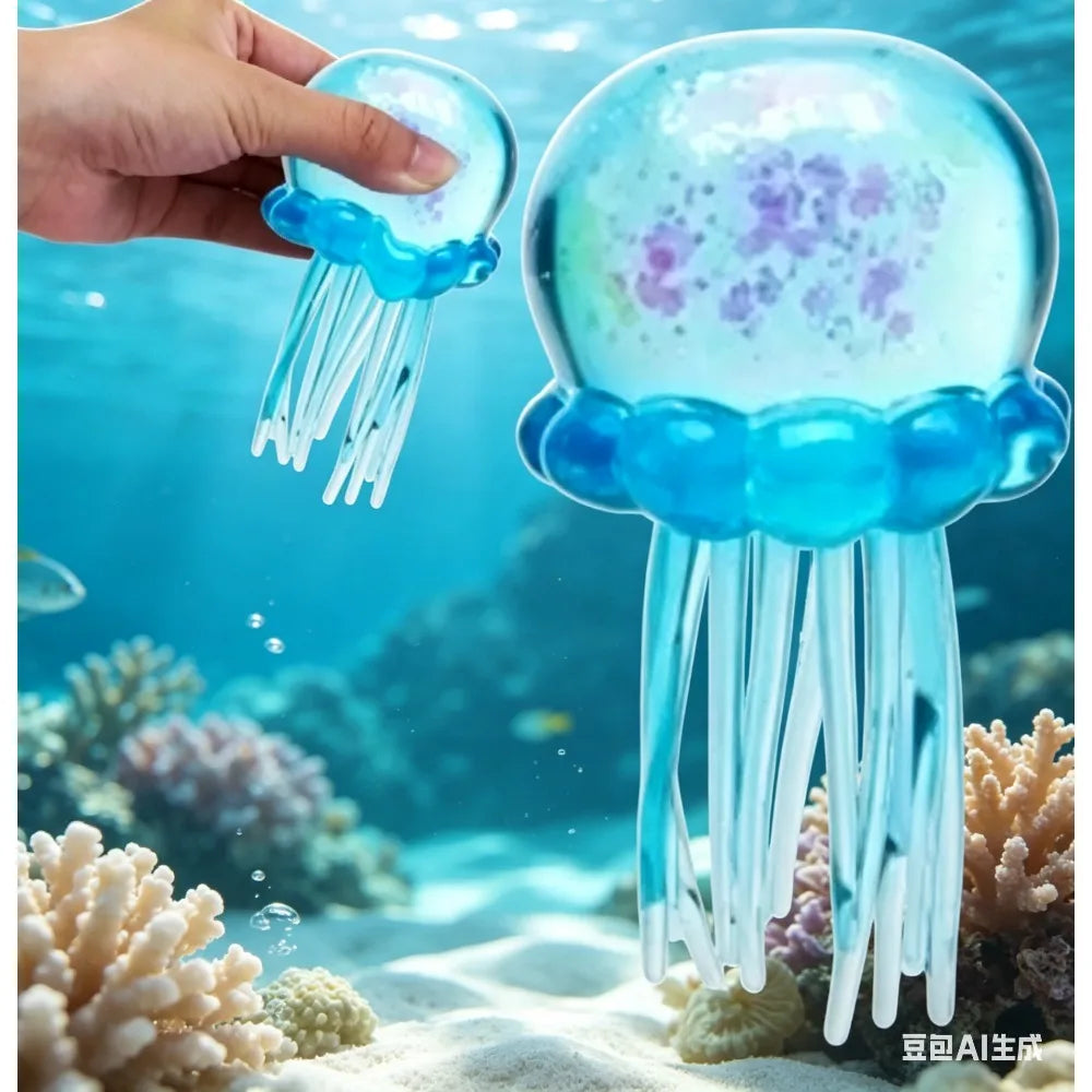 Nee Doh Jellyfish Jelly Squish Stress Toy Fidget Squeeze NeeDoh Trending Special