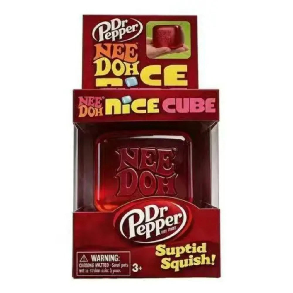 Nee Doh Nice Cube Sensory Soft Soothing Stress Toy Soft Squeeze Fidget Office Anxiety Relieving Toy