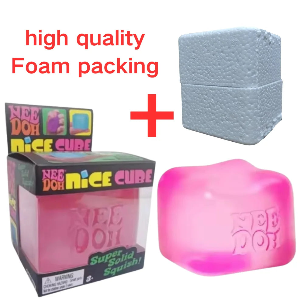 Nee DOH Nice Cube Sensory Fidget Toy Stress Relief Anxiety Relief Premium in Stock for Adults Kids