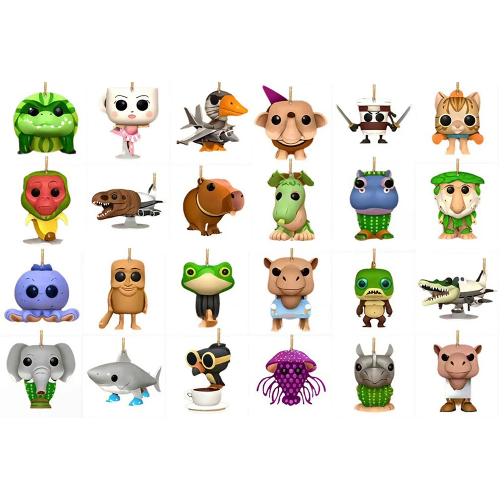 Tung Tung Sahur Blind Box Guessing Game Mystery Box Toy 24pcs Creative Abstract Art Fun Doll Gift for Kids and Adults