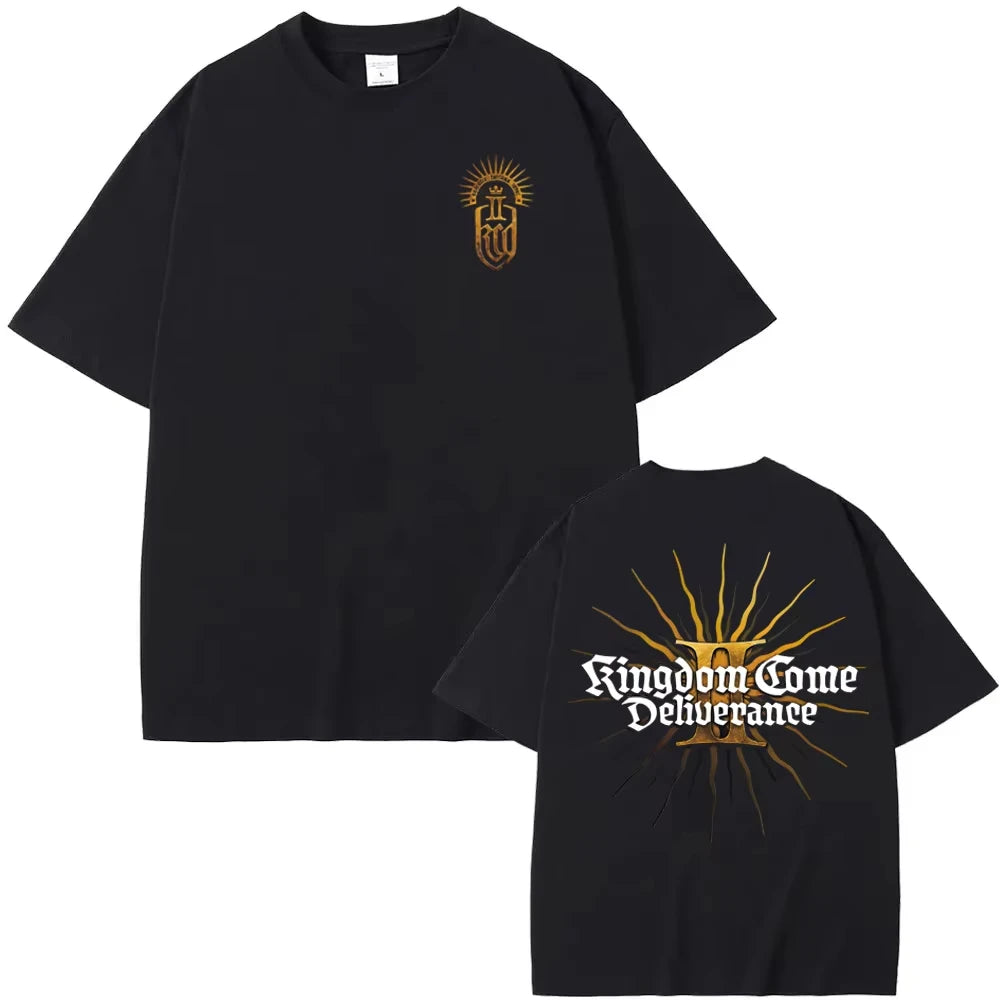 Hoodie Kingdom Come Deliverance II – Logo T-shirt 2026 New Game Graphic Printing TEE Cotton Comfortable High Quality Tees