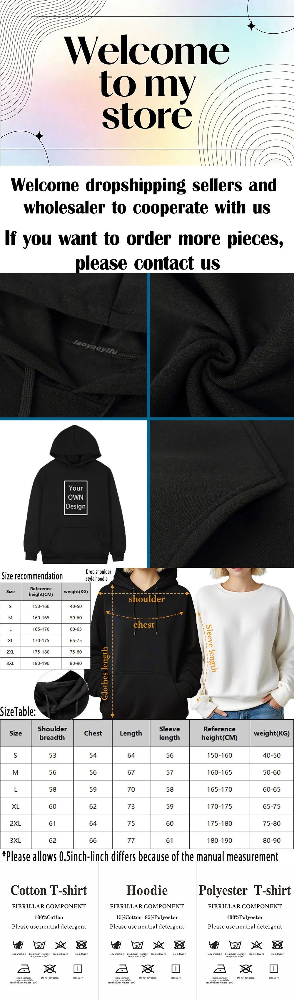 2024 New Custom Hoodie Diy Text Couple Friends Family Design Image Print Clothing Sports Autumn Leisure Harajuku Hoodies