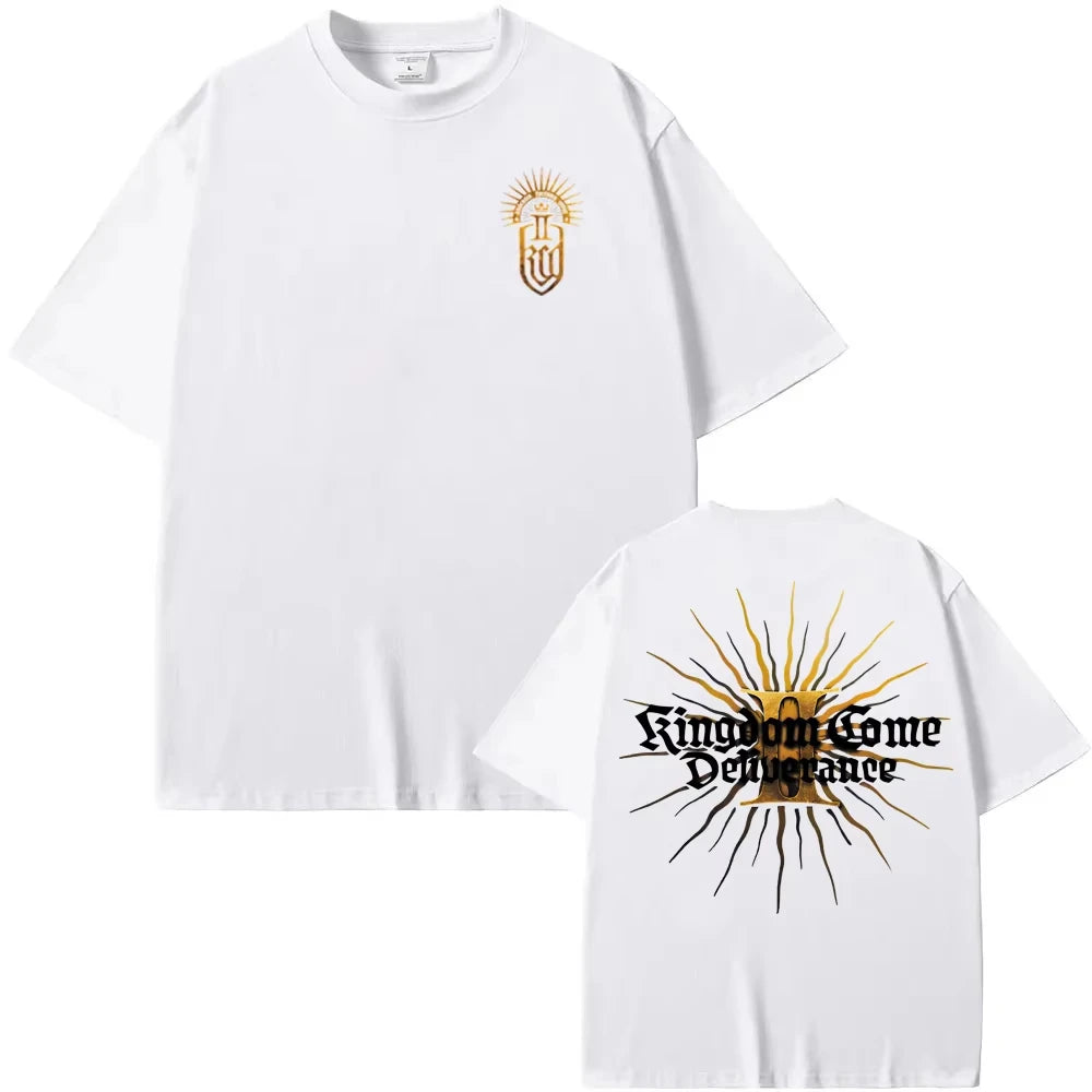 Hoodie Kingdom Come Deliverance II – Logo T-shirt 2026 New Game Graphic Printing TEE Cotton Comfortable High Quality Tees