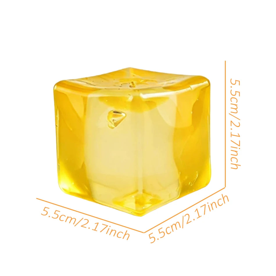 Nee doh Nice Cube,Cute Bear Maltose,Stress Resistant Toy That Relieve Anxiety,Relax And Grip Desktop Decorative With Box Gifts