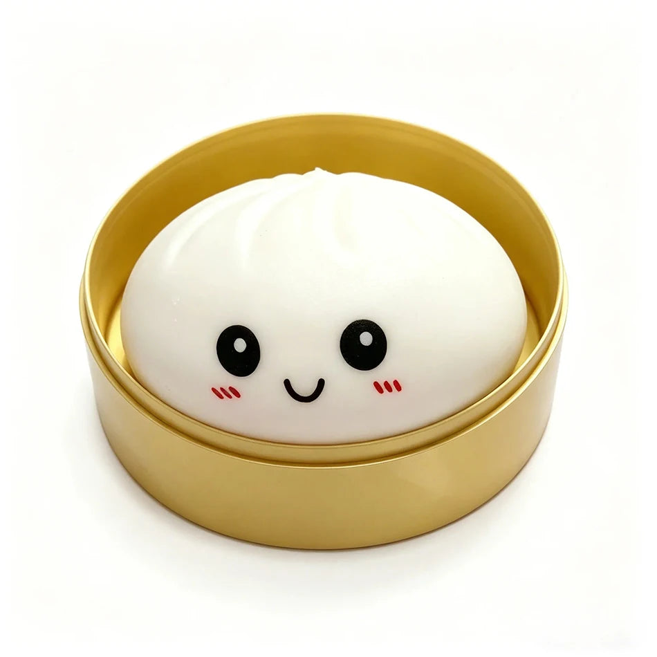 High-quality 4PCS Squishy Dumpling Stress Ball, Dumpling Squishy Toy Shape Hand Relaxation Toy, Party Favor Gift For Friends