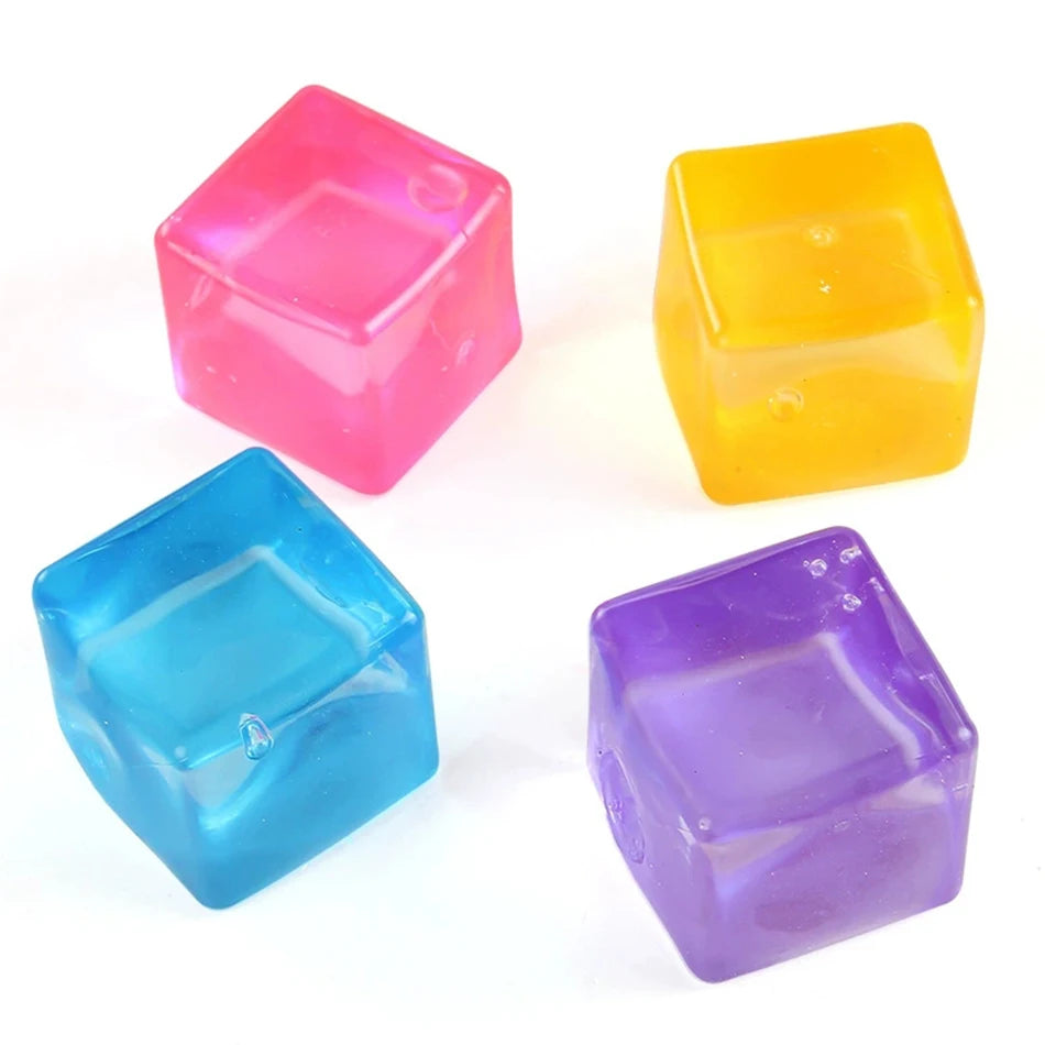 Nee doh Nice Cube,Cute Bear Maltose,Stress Resistant Toy That Relieve Anxiety,Relax And Grip Desktop Decorative With Box Gifts