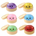 Simulated Soft Dumpling Squishy Stress Ball Funny Squeezing Decompression Ball Squeeze Fidget Gift Creative Birthday Gifts Favor