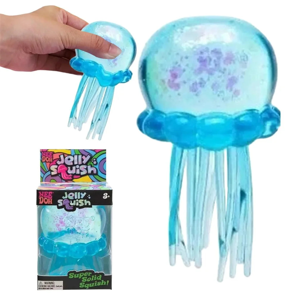 Nee Doh Jellyfish Jelly Squish Stress Toy Fidget Squeeze NeeDoh Trending Special