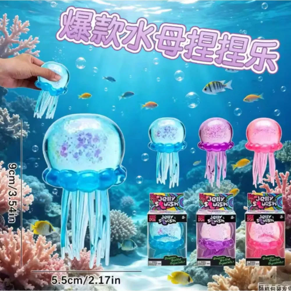 Nee Doh Jellyfish Jelly Squish Stress Toy Fidget Squeeze NeeDoh Trending Special