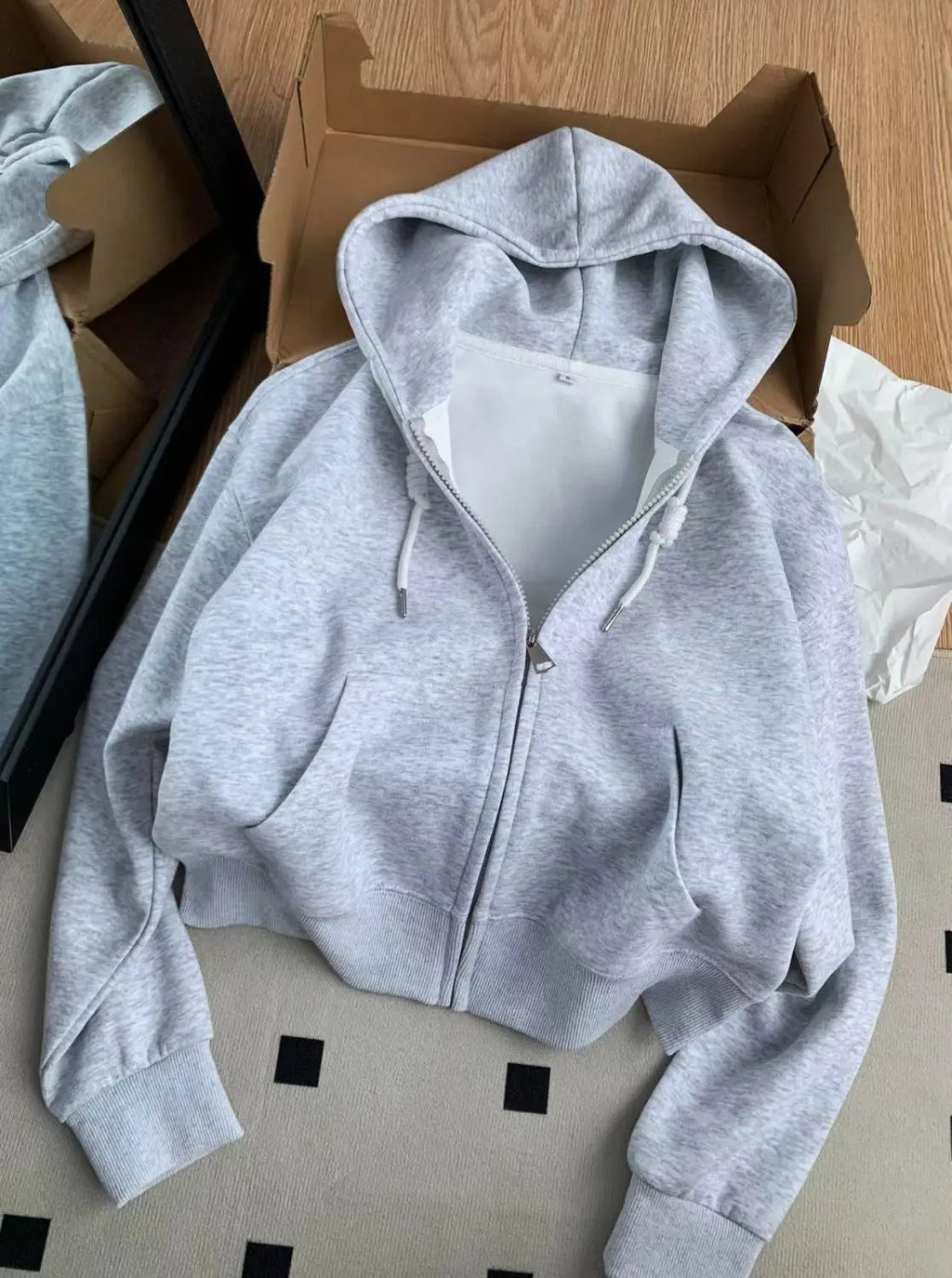 Hooded Zip Up Hoodies Womens Leisure Pink Aesthetic Thin O-Neck Front Back Gothic Letters Goth Breathable Thicken Sport Cozy
